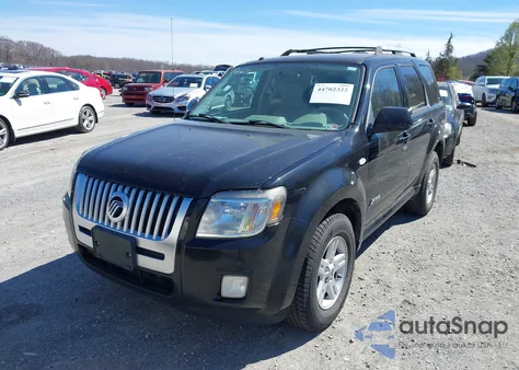 2009 Mercury Mariner Hybrid z USA, uszkodzony, nr VIN 4M2CU29339KJ01538